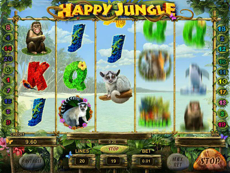 happy jungle игровой автомат
